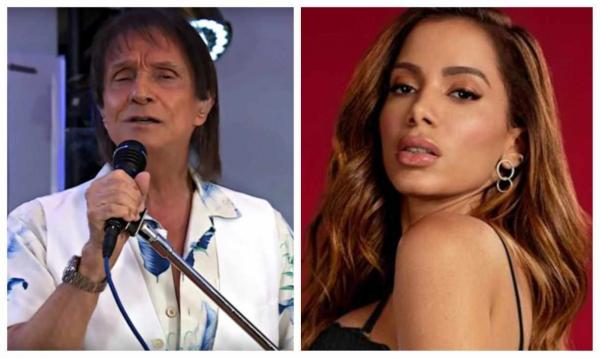 Roberto Carlos elogia Anitta e não descarta uma parceria com a cantora